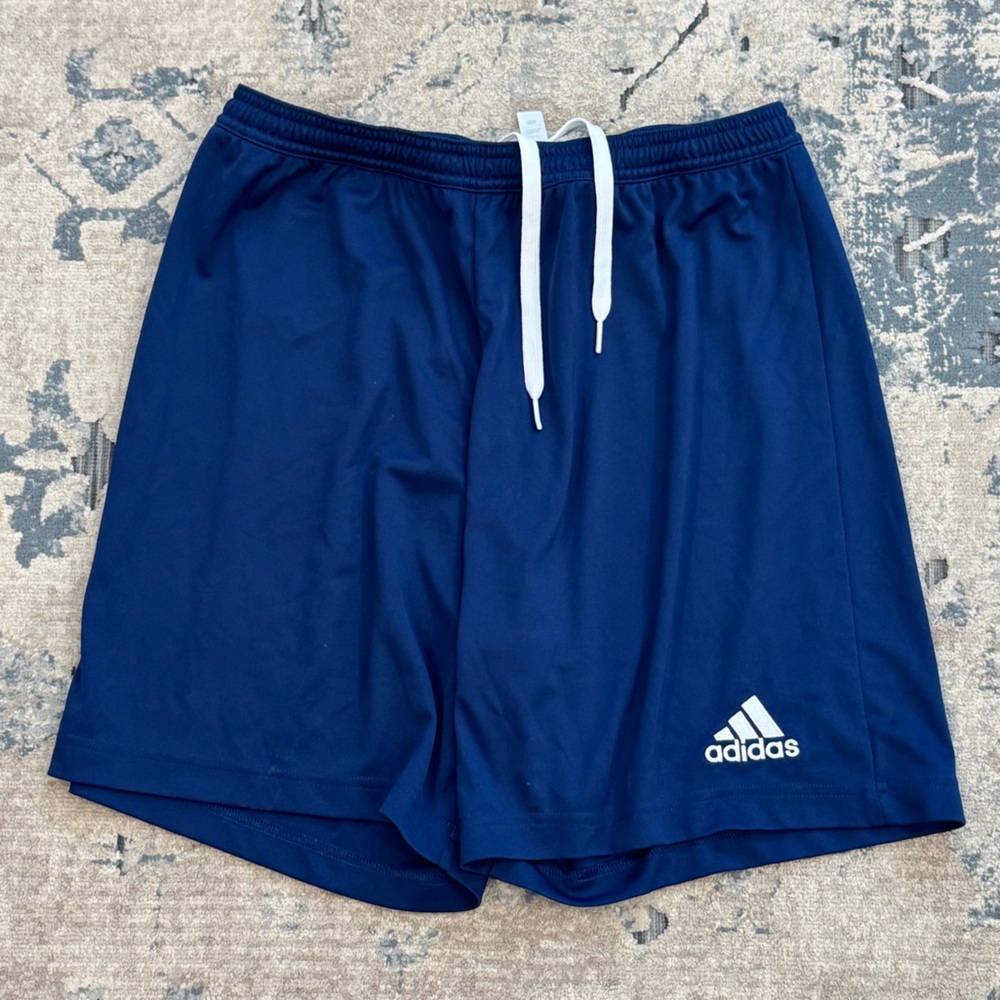 Adidas Athletic Woven Navy Shorts size Large